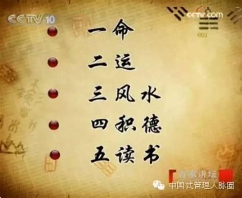 1命2運3風水4|一命二運三風水 四積陰德五讀書 六名七相八敬神 九交貴人十養生。